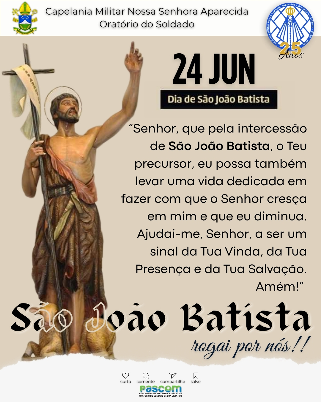 sao joao batista 24 junho